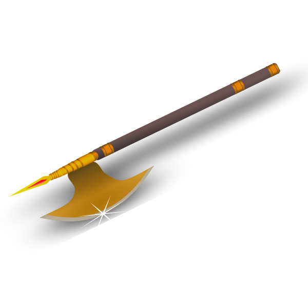 SVG Ancient axe vector image