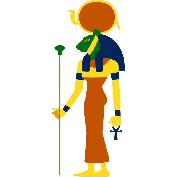 SVG Ancient colorful deity