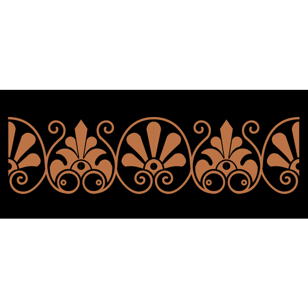 SVG ancient greek vase pattern