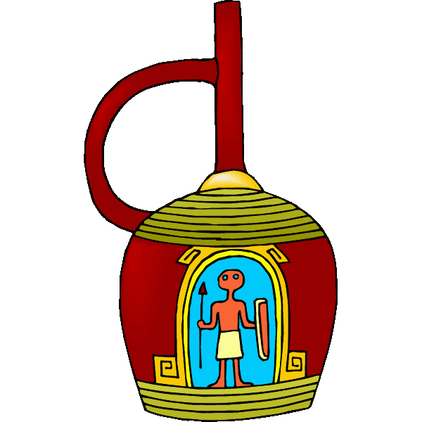 SVG Ancient vase