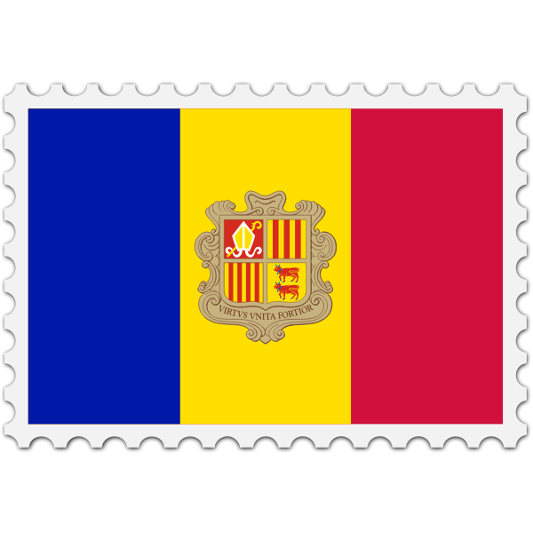 SVG Andorra flag image