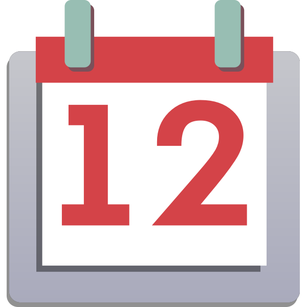 SVG Android calendar icon