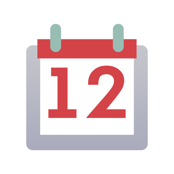 SVG Android calendar icon vector image