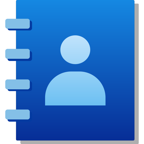 SVG Android contacts icon