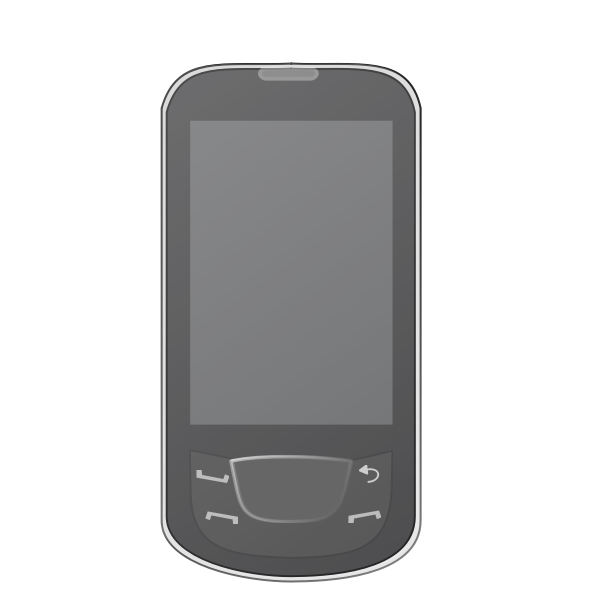 SVG Android smartphone vector illustration