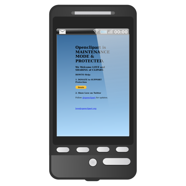 SVG Android smartphone vector image
