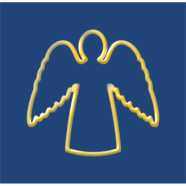 SVG Angel outline