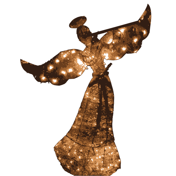 SVG Angel statue