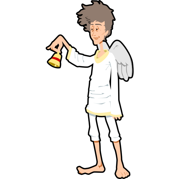 SVG Angel with bell