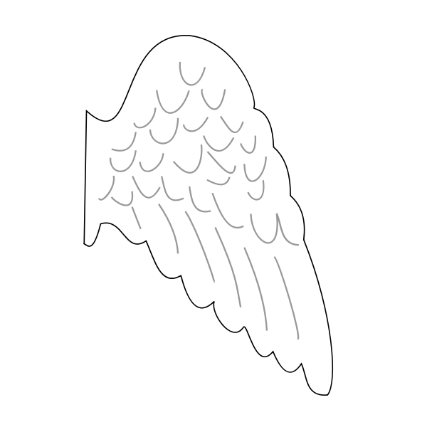 SVG Angel039s wing
