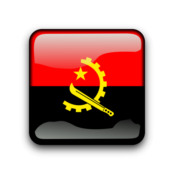 SVG Angola flag button