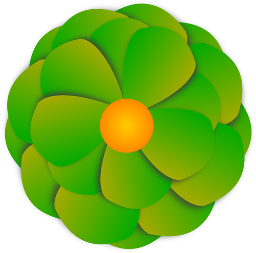 SVG angolo aureo fiore