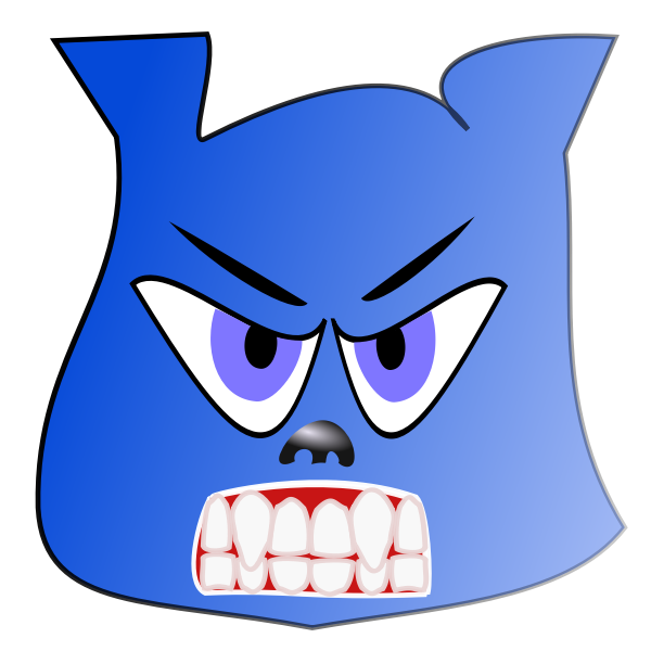 SVG Angry bear