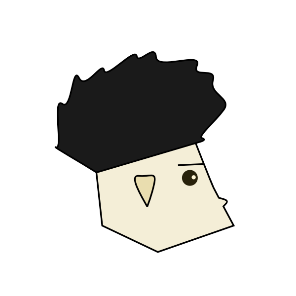 SVG Angry character