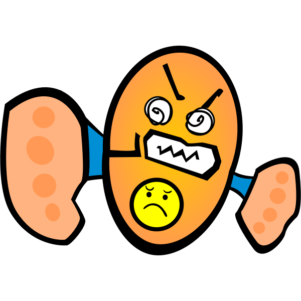 SVG angry cute