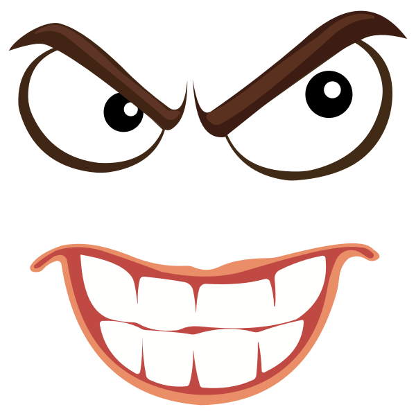 SVG Angry emoticon