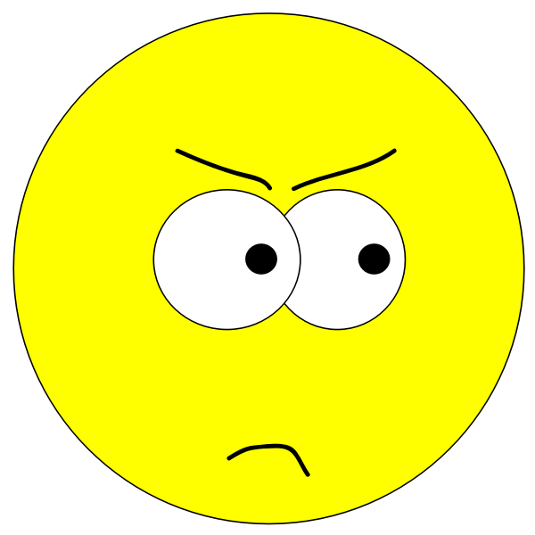 SVG Angry face