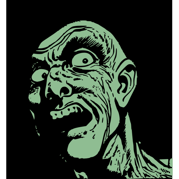 SVG Angry man