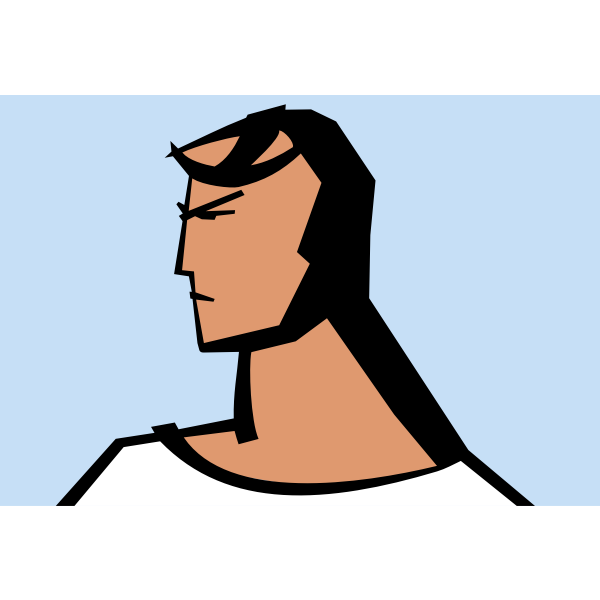 SVG Angry man by Rones