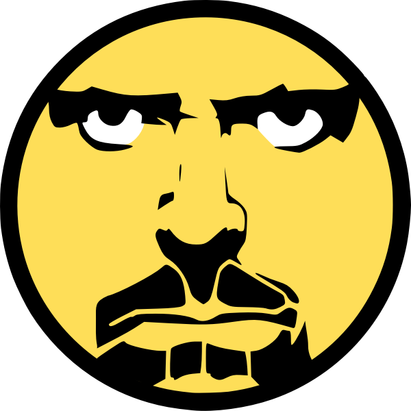 SVG Angry man vector illustration
