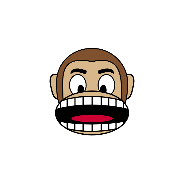 SVG Angry monkey