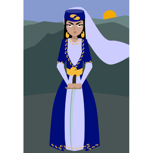 SVG Angry princess