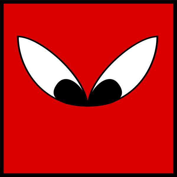 SVG Angry squared smiley
