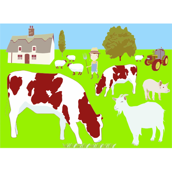SVG Animal farm