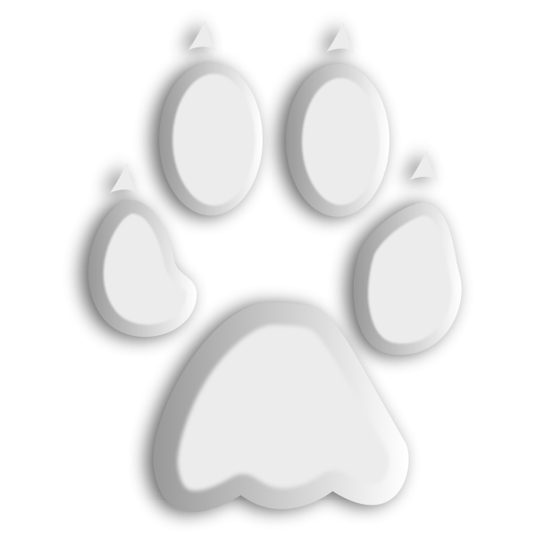 SVG Animal footprint