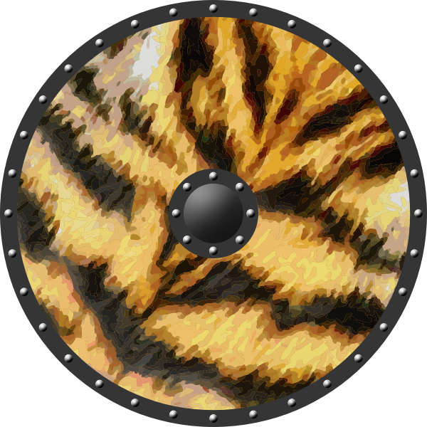 SVG Animal fur shield