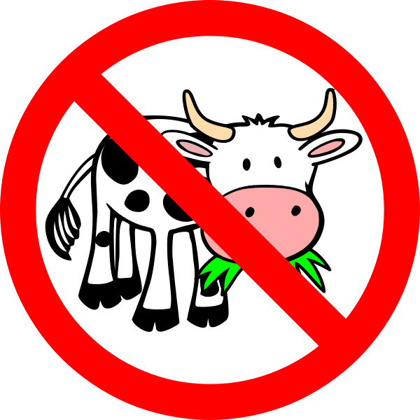 SVG Animal grazing warning sign
