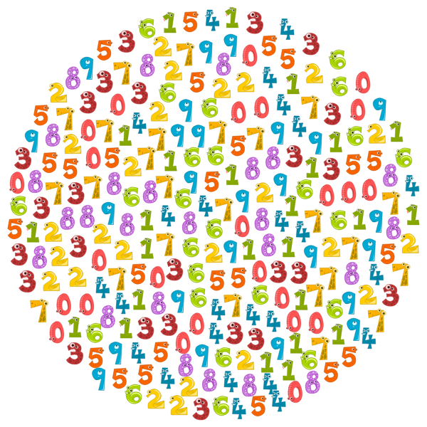 SVG Animal numbers in a circle