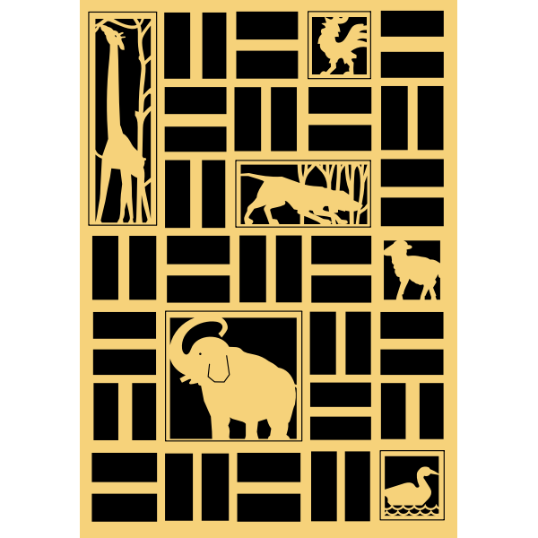 SVG Animals panel
