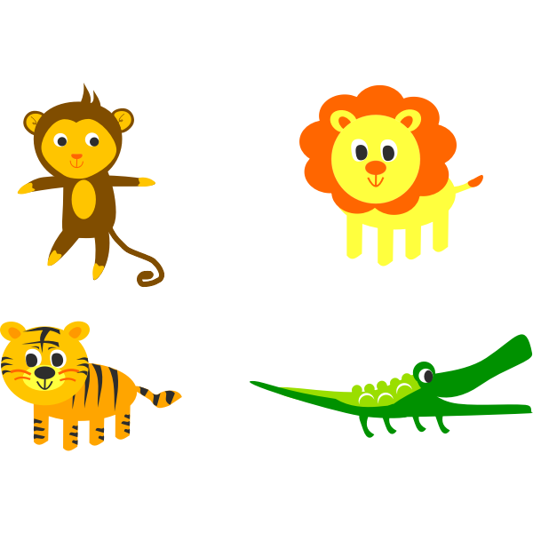 SVG Animals Stickers