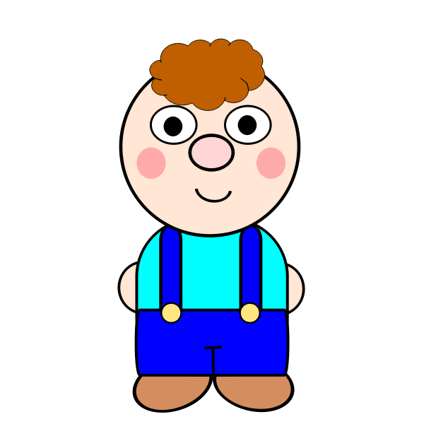 SVG Animated boy image