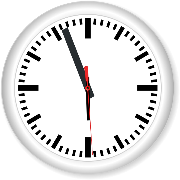 SVG Animated clock image