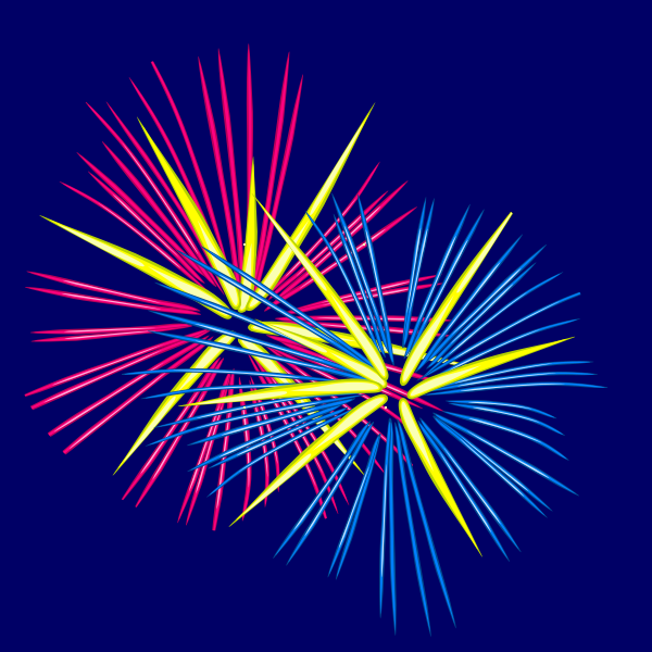 SVG Animated Fireworks 1