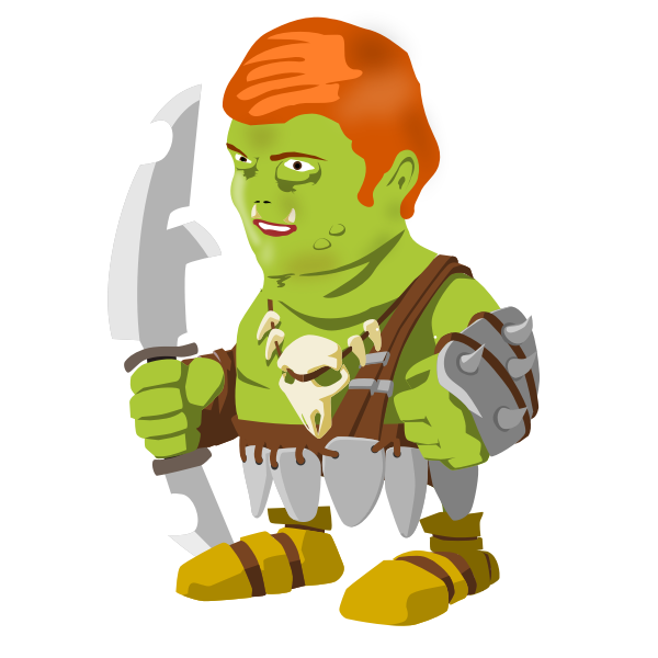 SVG Animated goblin