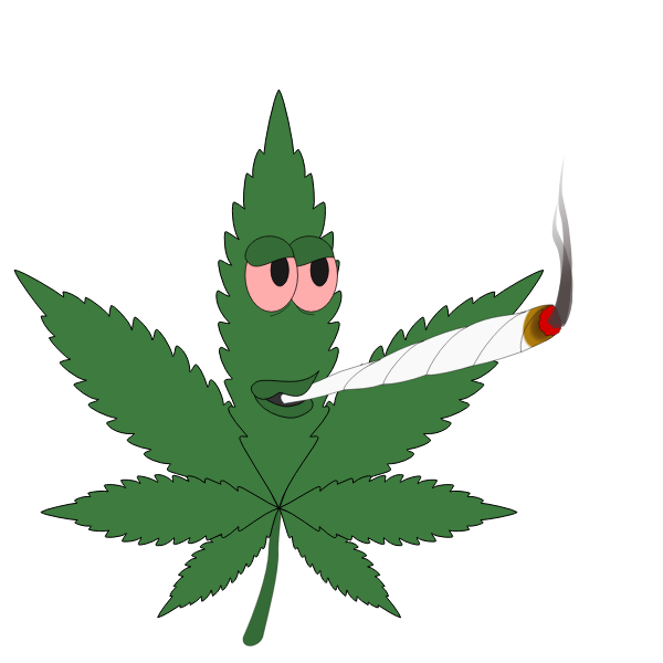 SVG Animated Marijuana Leaf