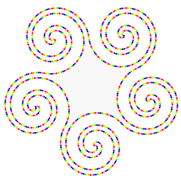 SVG Animated Polyskelion Beads