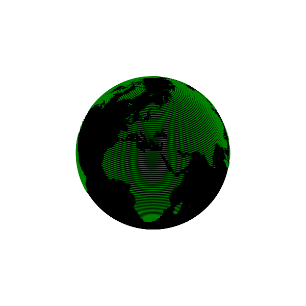 SVG Animated Rotating 3D object
