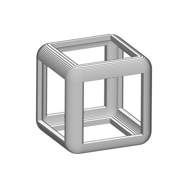 SVG Animated Rotating 3D object