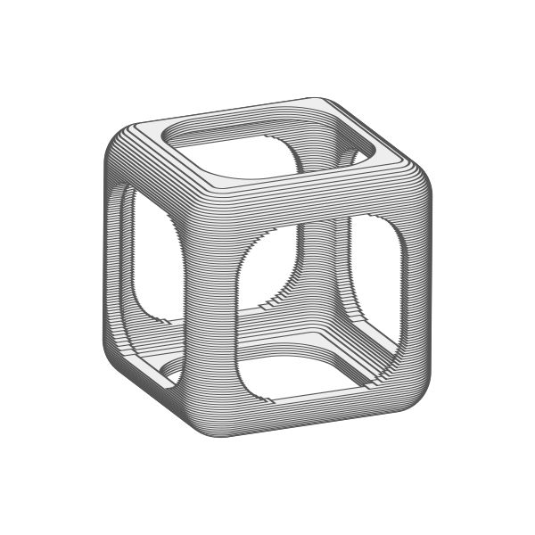 SVG Animated Rotating 3D object