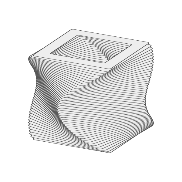 SVG Animated Rotating 3D object