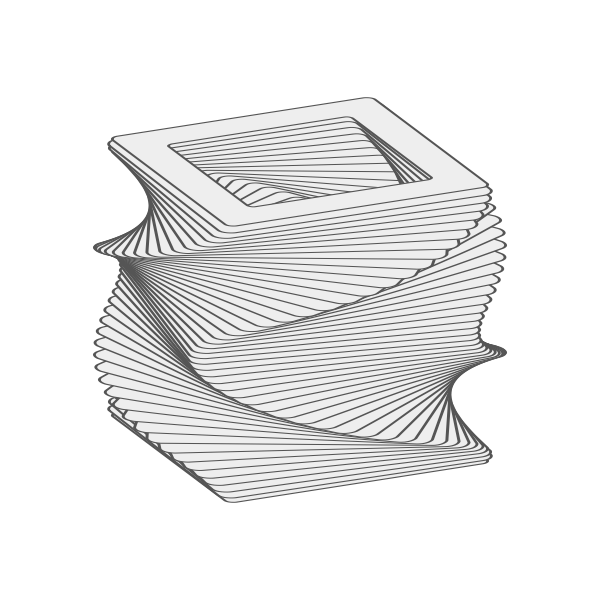 SVG Animated Rotating 3D object