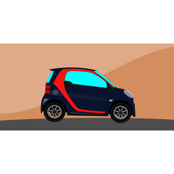 SVG Animation of a mini car