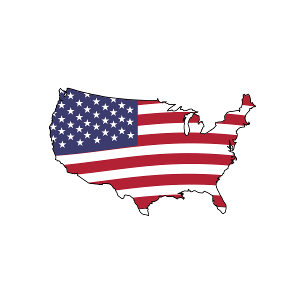 SVG Animation of American Flag