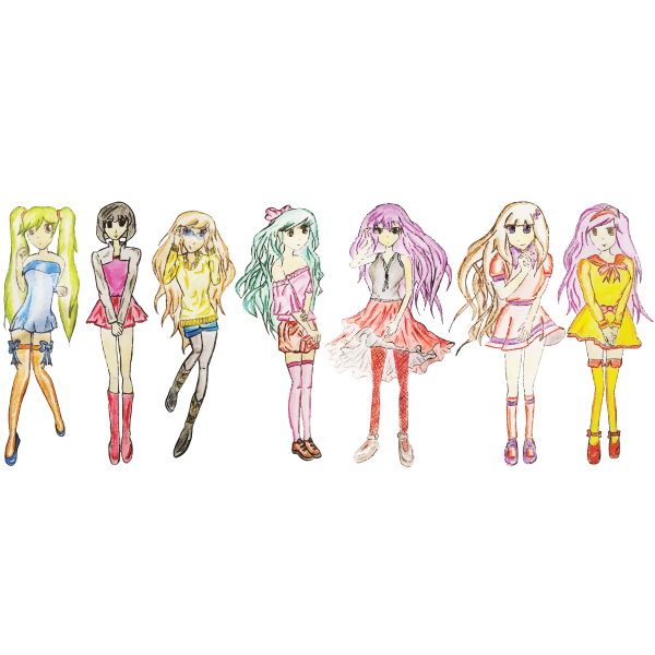 SVG Anime collection