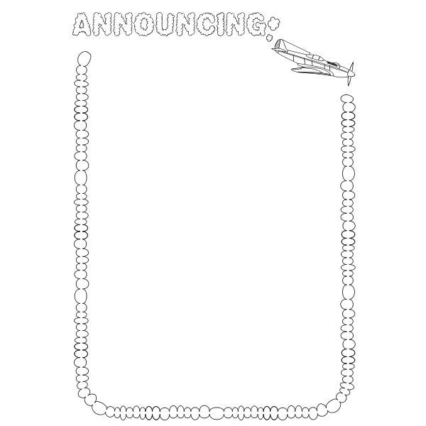 SVG Announcing A4 size