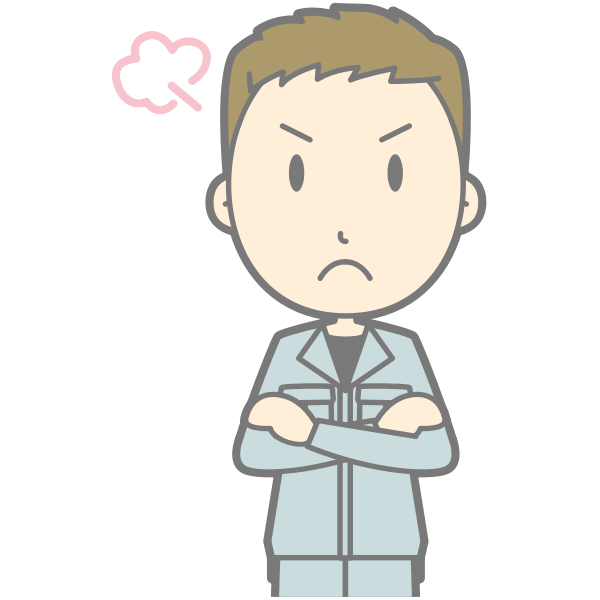 SVG Annoyed man